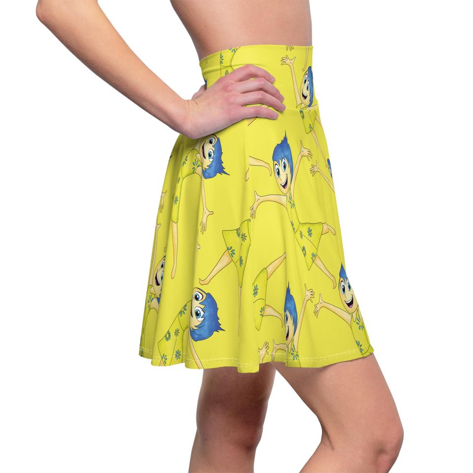 Copy of Joy in yellow skirt Inside Out Springtime Surprise Disneyland Half Princess Half Marathon Weekend women's running run skirt