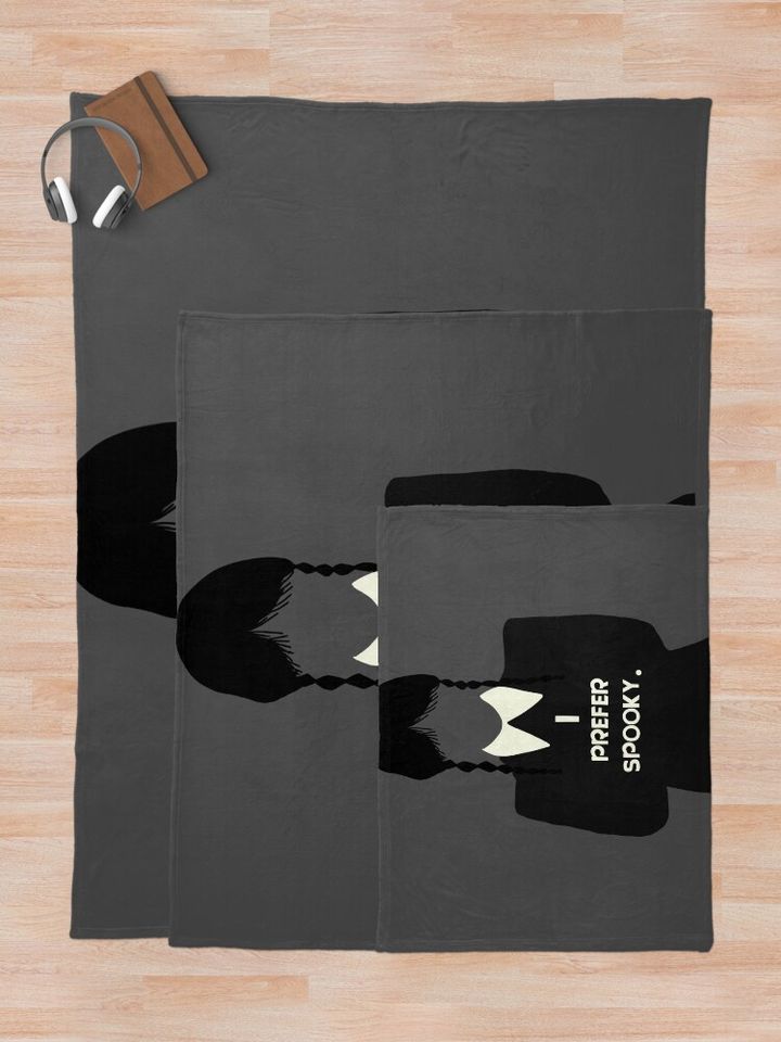 Wednesday Addams Throw Blanket