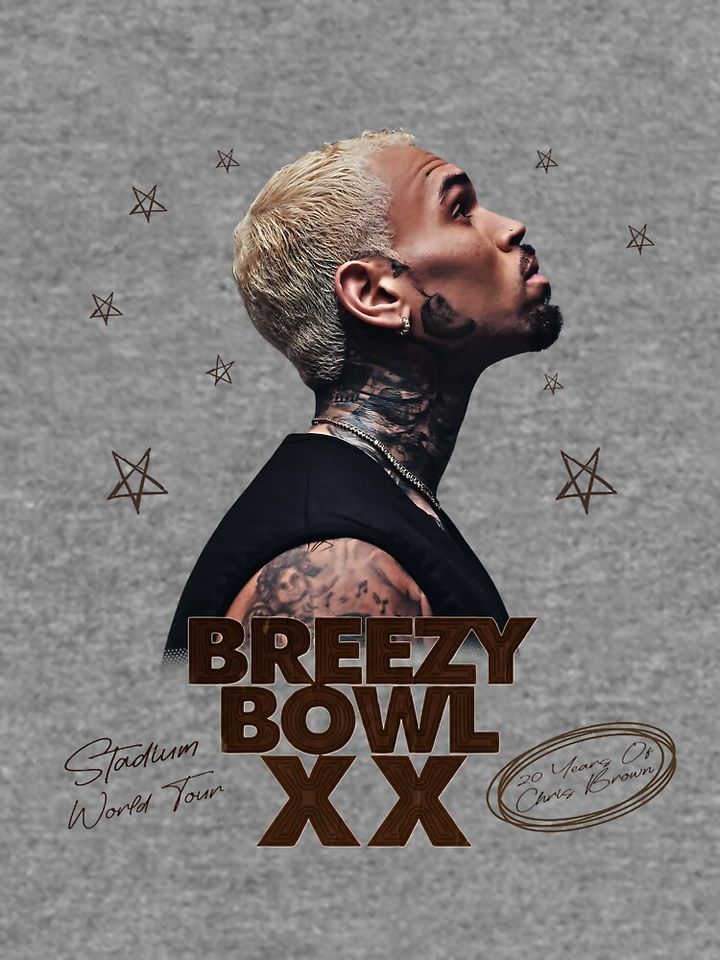 Chris brown tour Lightweight Sweatshirt