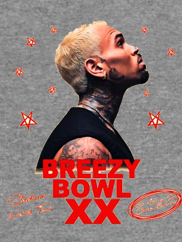 Chris brown tour Lightweight Sweatshirt