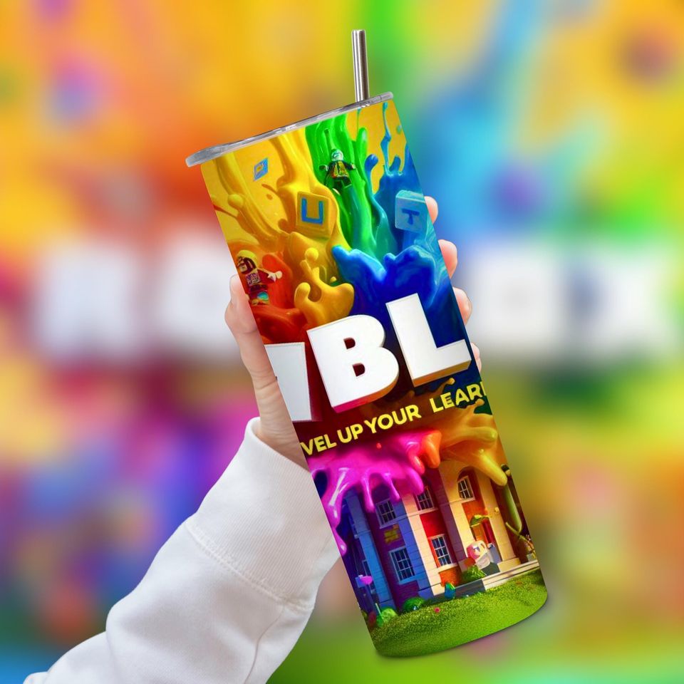Watercolor Game Roblox Tumbler Wrap, Digital Design