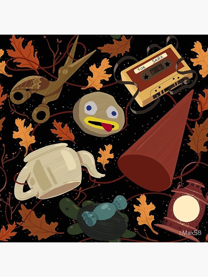 Over the Garden Wall Pattern Pillow