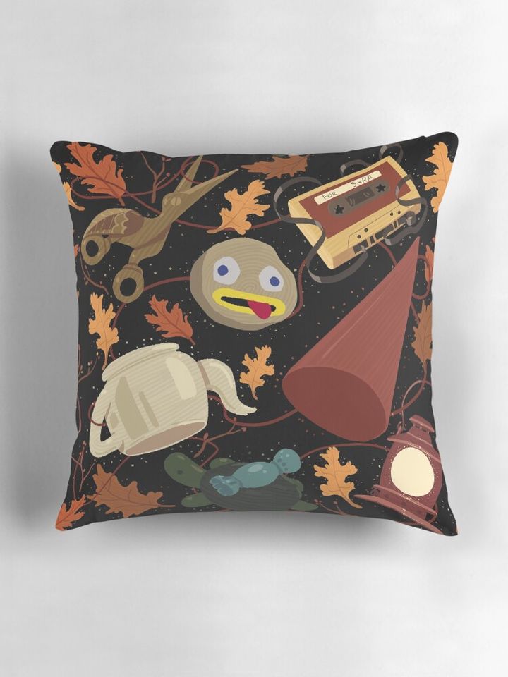 Over the Garden Wall Pattern Pillow