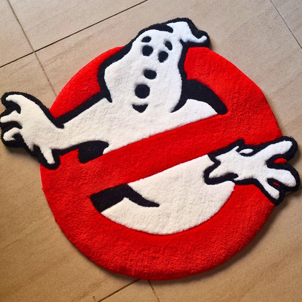 Ghostbusters Rug, Halloween Gift, Halloween Home Decor