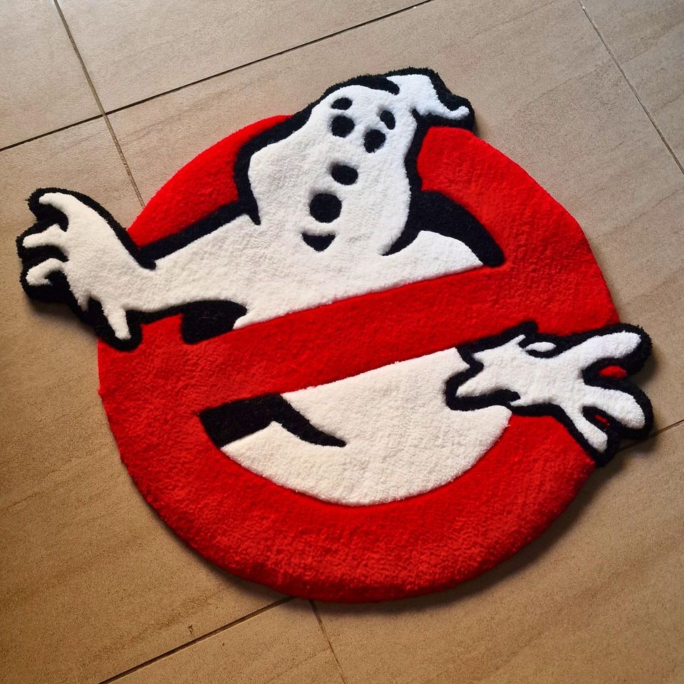 Ghostbusters Rug, Halloween Gift, Halloween Home Decor