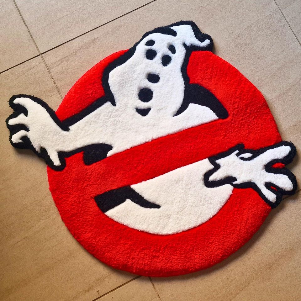 Ghostbusters Rug, Halloween Gift, Halloween Home Decor