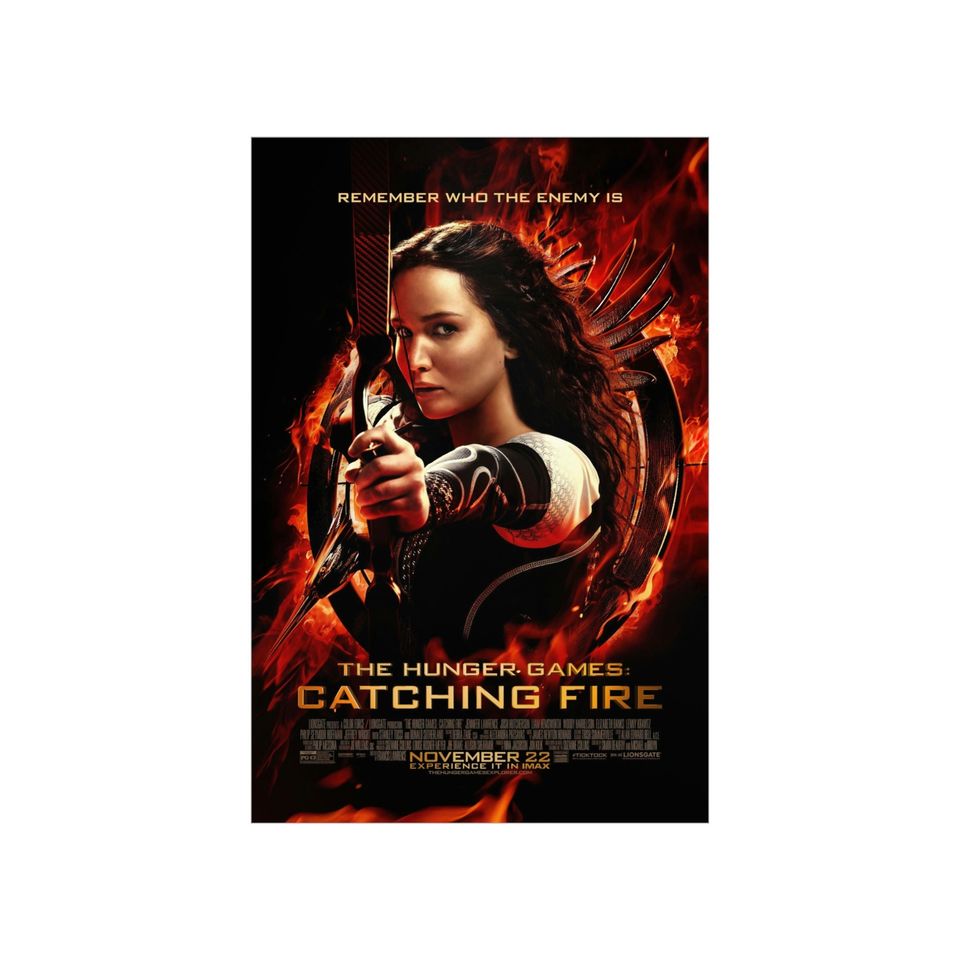The Hunger Games Catching Fire Poster / Premium Matte vertical poster
