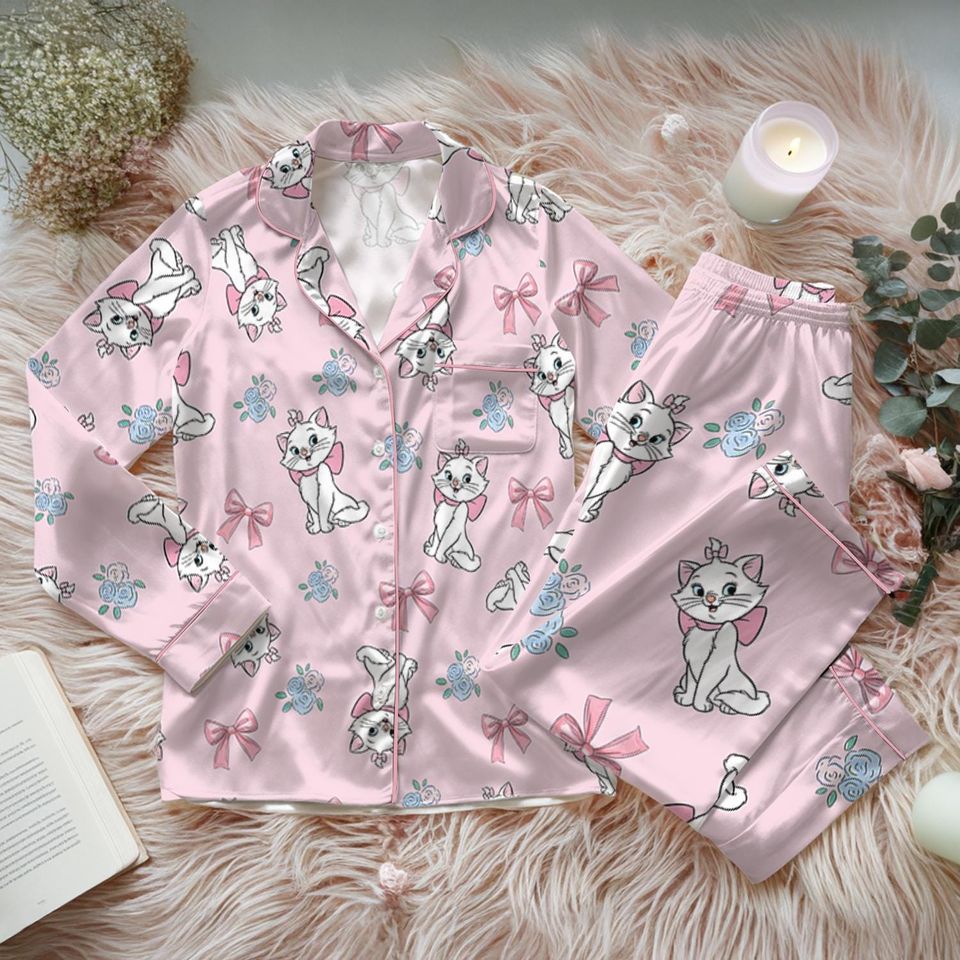 Disney The Aristocats Marie Cat Pajama Set for Adults