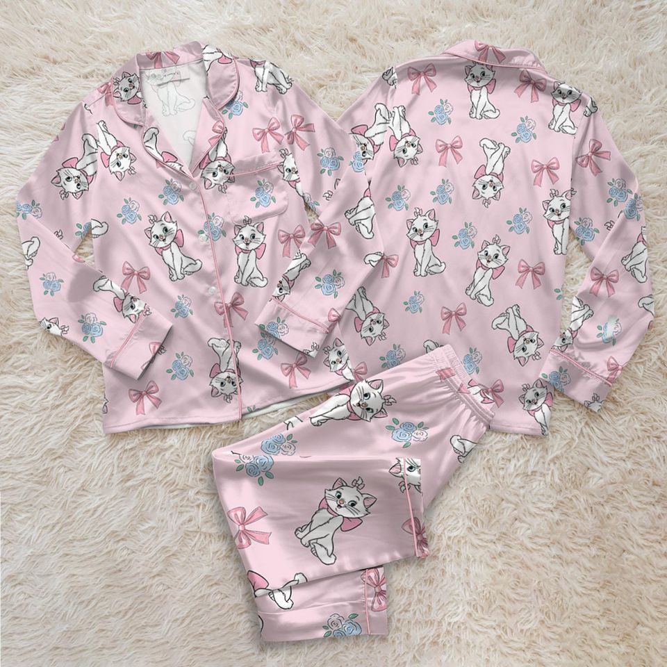 Disney The Aristocats Marie Cat Pajama Set for Adults