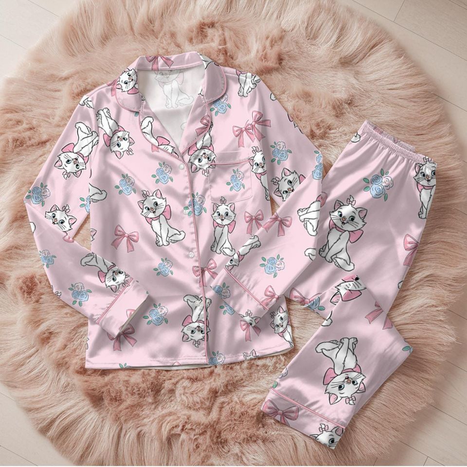 Disney The Aristocats Marie Cat Pajama Set for Adults