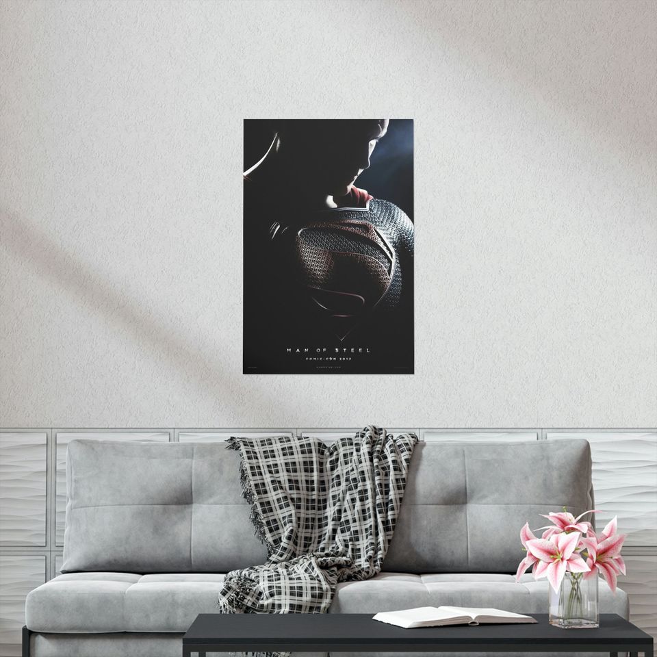 Man Of Steel Poster / Premium Matte vertical poster