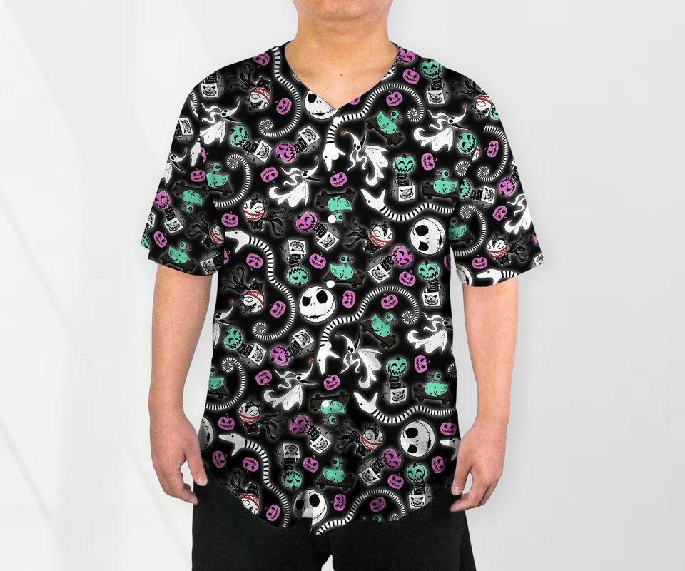 Pumpkin King Baseball Jersey, Oogie Boogie Jersey Shirt