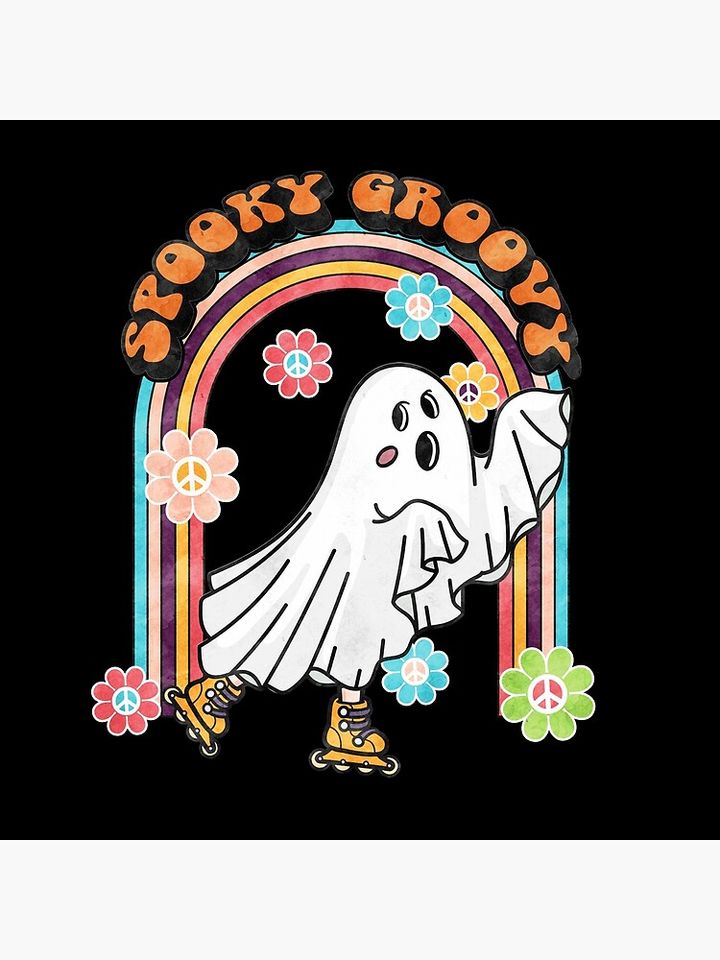 Spooky Groovy Halloween Sublimation Pillow