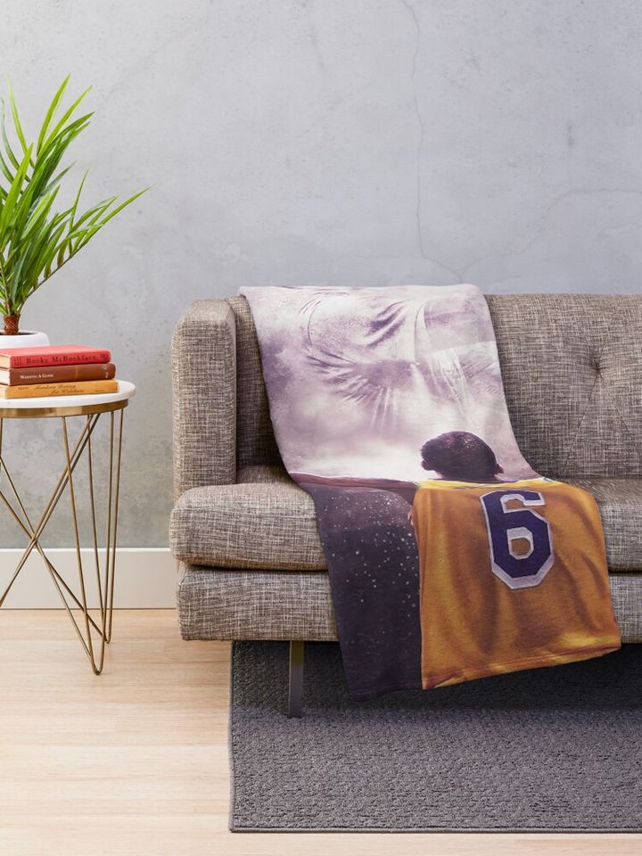 LeBron James 6 Prime Throw Blanket, Gift for Fan