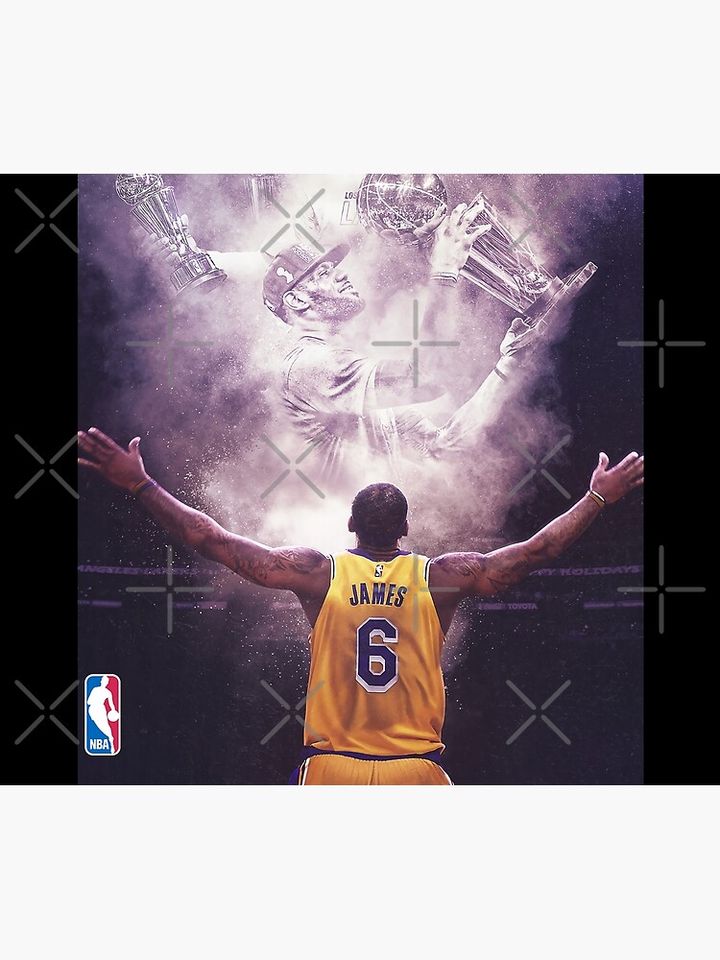 LeBron James 6 Prime Throw Blanket, Gift for Fan