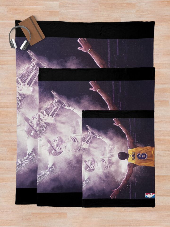 LeBron James 6 Prime Throw Blanket, Gift for Fan