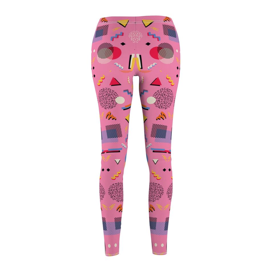 Retro 1990s Graphic Print Women's Leggings