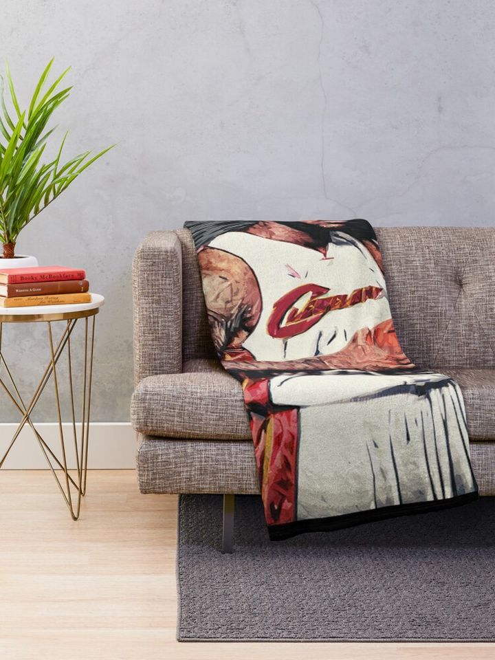 LeBron James Throw Blanket, Gift for Fan