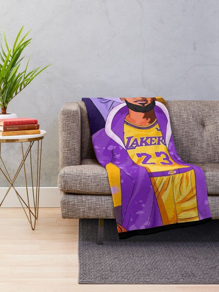LeBron James Throw Blanket, Gift for Fan