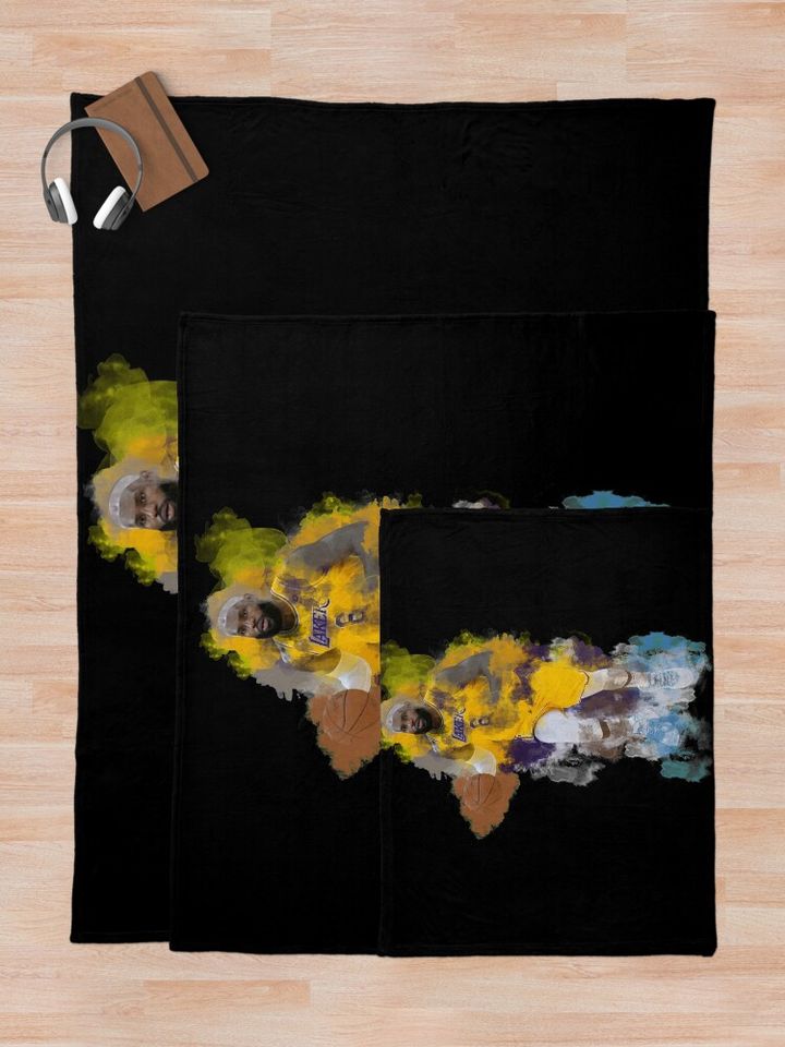 LeBron James Comeback Number Jersey 6 Throw Blanket, Gift for Fan