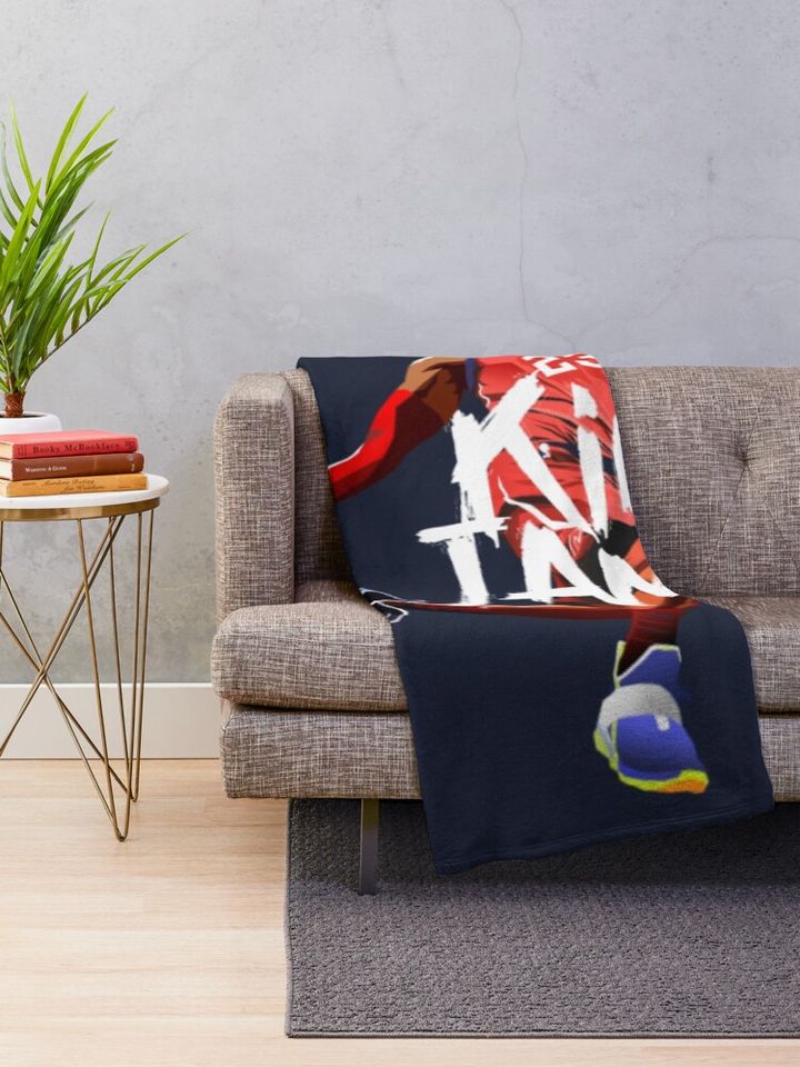 Los Angeles Lakers Lebron James Throw Blanket, Gift for Fan