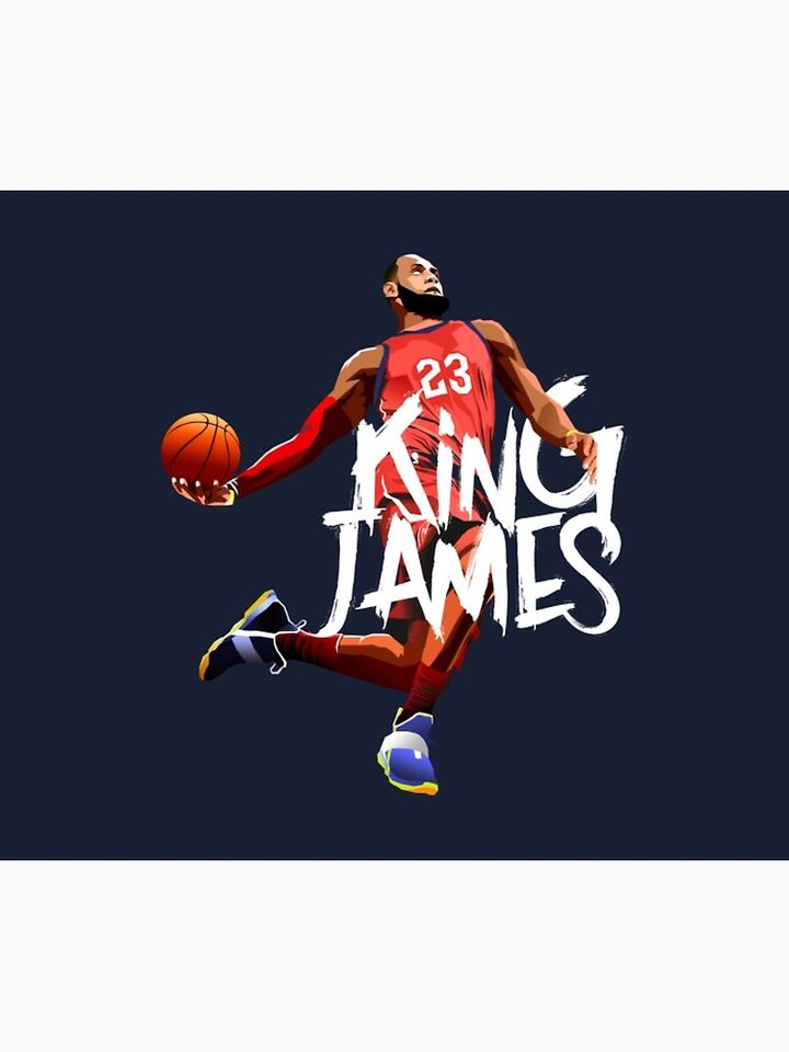 Los Angeles Lakers Lebron James Throw Blanket, Gift for Fan