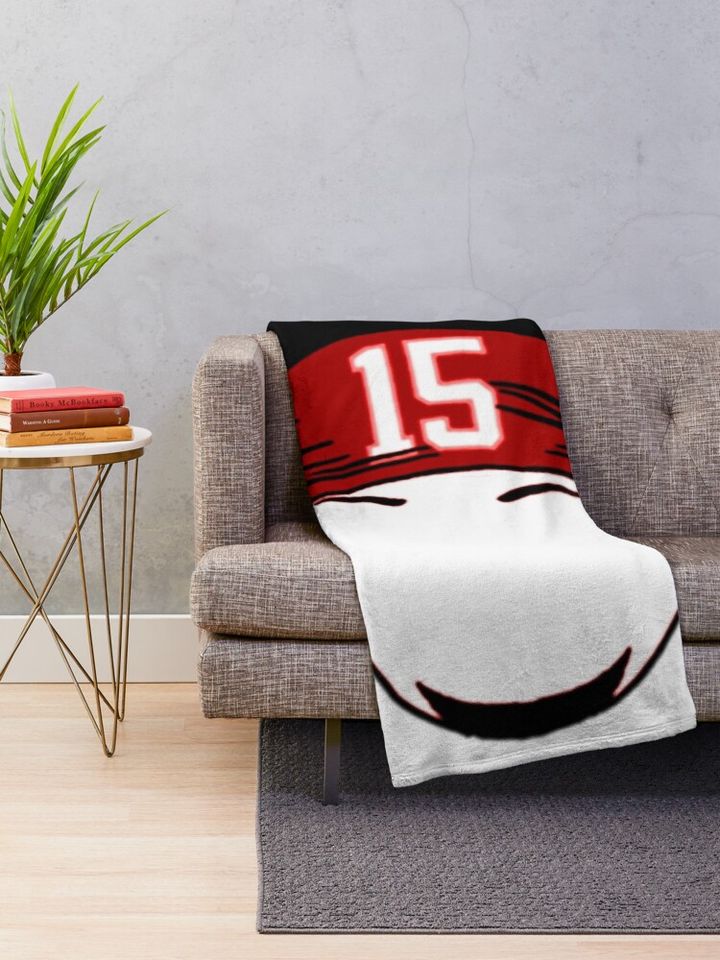 Patrick Mahomes  Throw Blanket, Gift for Fan