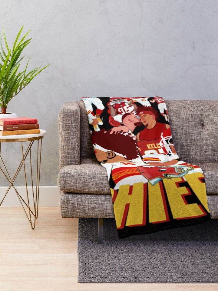 Art - Kansas City Chiefs Throw , Gift for Fan
