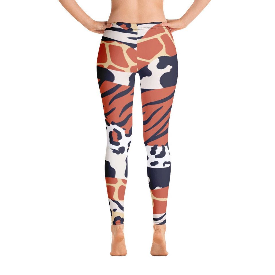 Leopard Print Leggings, Sports Yoga Leggings