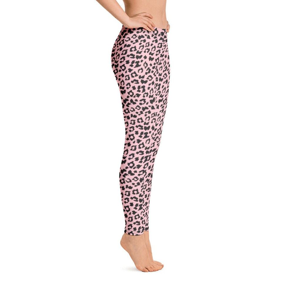 Leopard Print Leggings, Sports Yoga Leggings