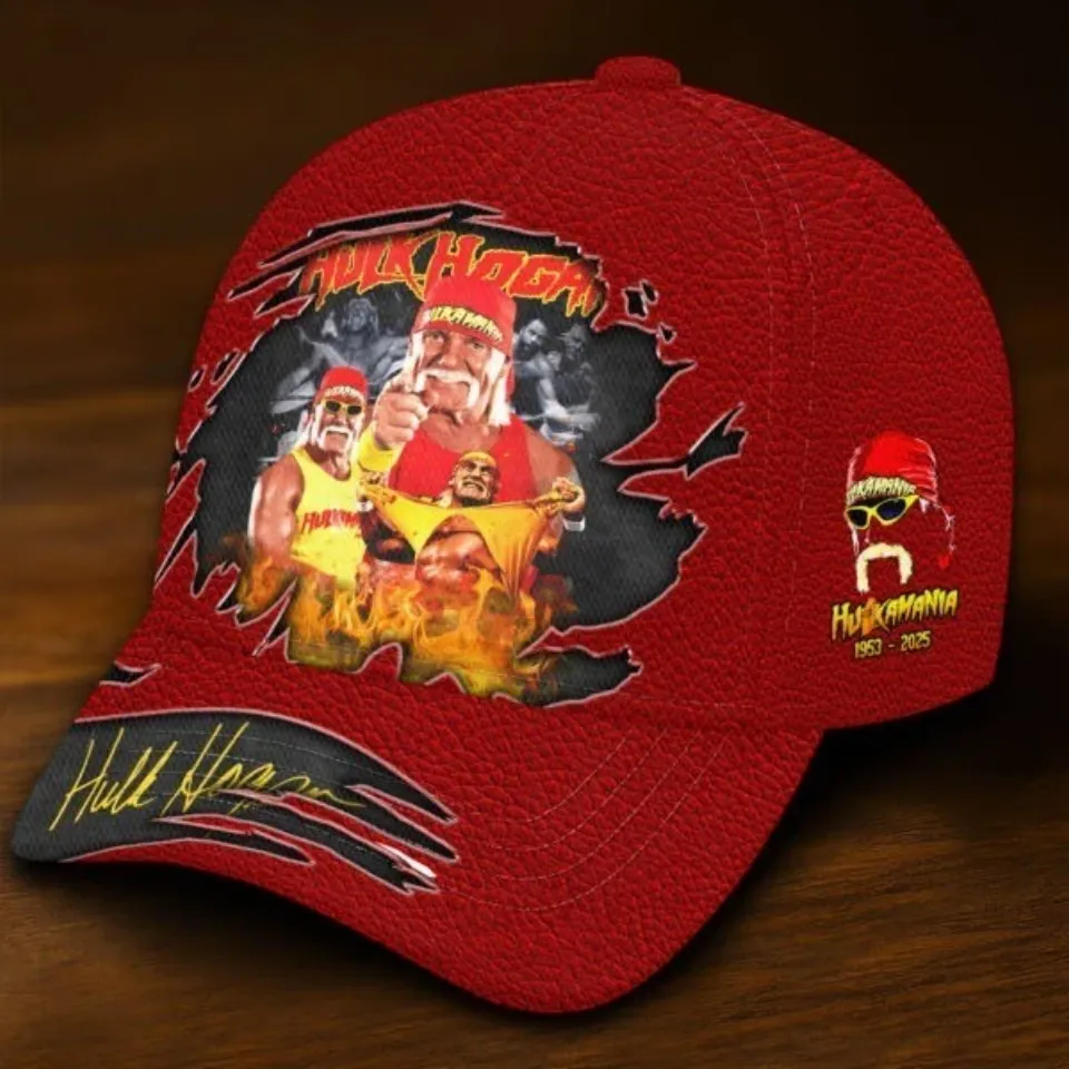 Hulk Hogan Classic Cap, Hulk Hogan Memory, Gift for Fan