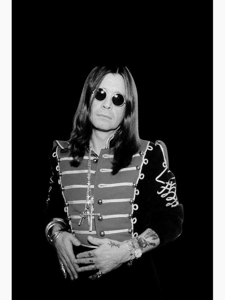 Ozzy Osbourne RIP Poster - Rock Legend Tribute Wall Art Print