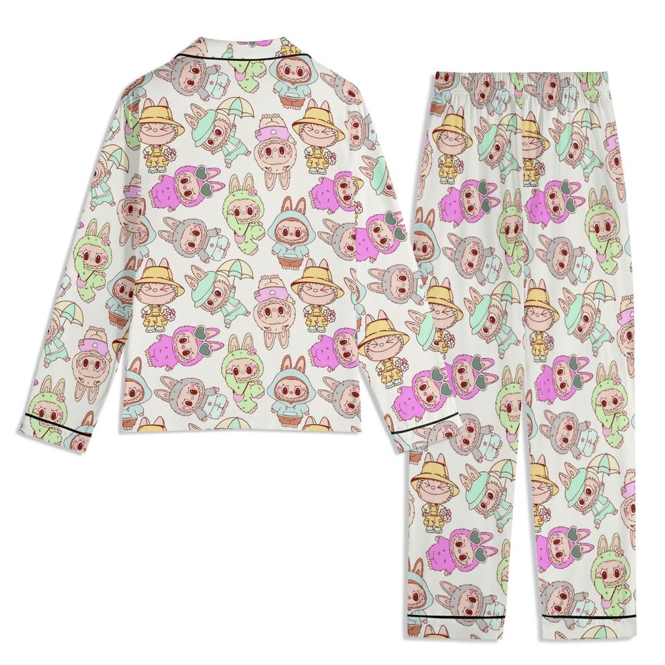 Labubu Pajama Set, Monster Labubu Pajama Set, Labubu Clothes