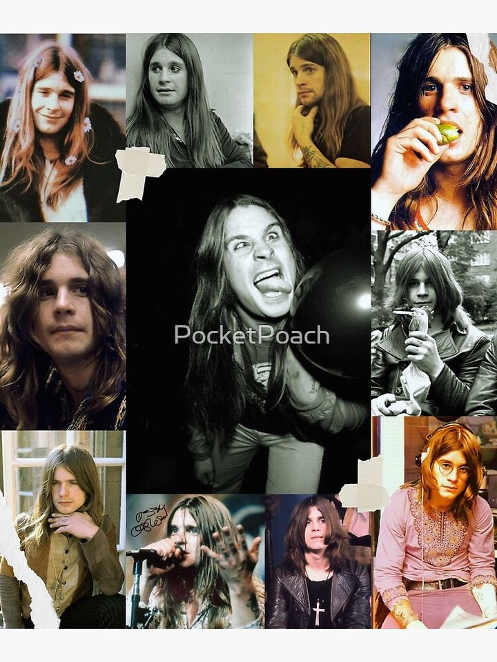 Young Ozzy osbourne poster Poster