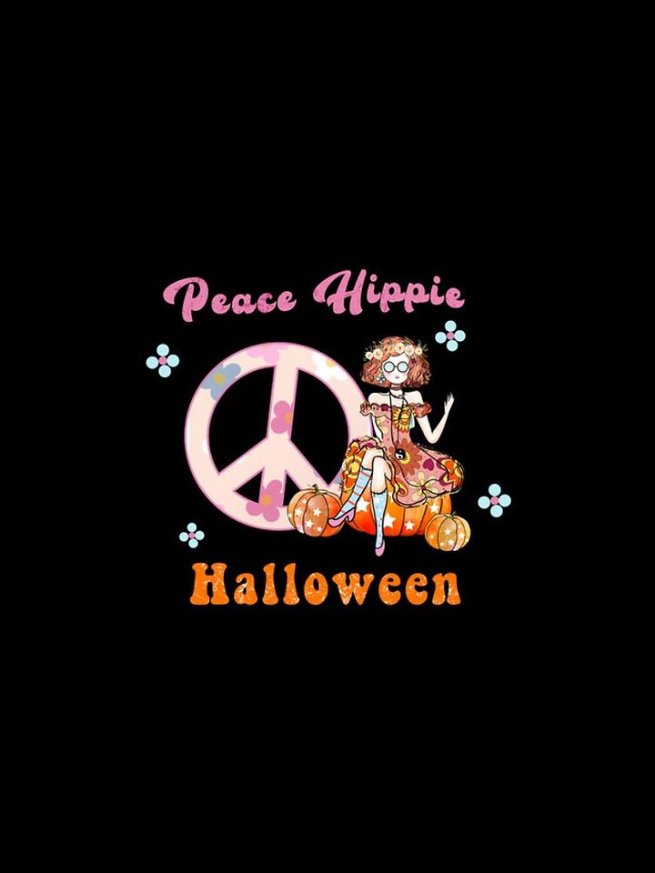 Peace Hippie Halloween Sublimation iPhone Case