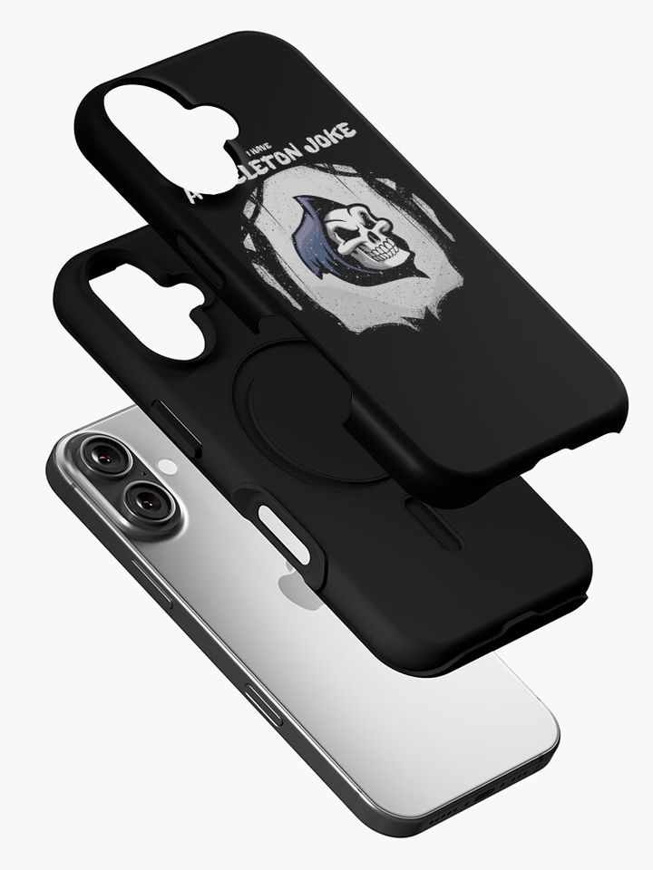I have a skeleton joke Horror Halloween iPhone Case
