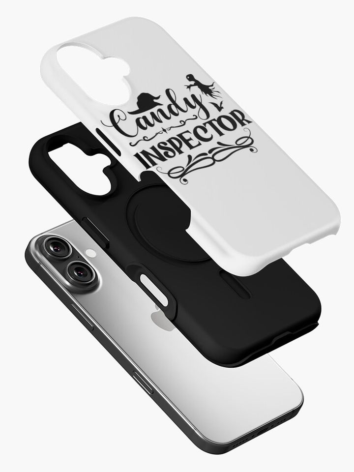 Candy Inspector Funny Halloween iPhone Case