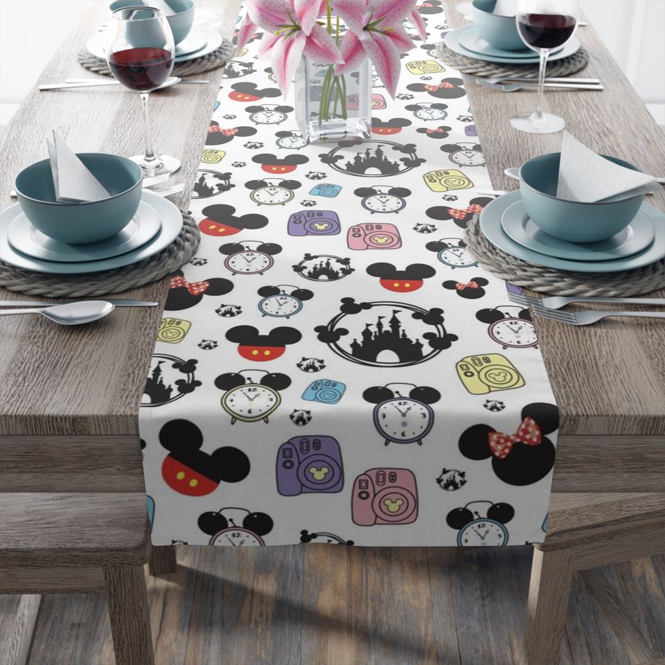 Disney Mickey Mouse Table Runner for Kitchen & Home Decor