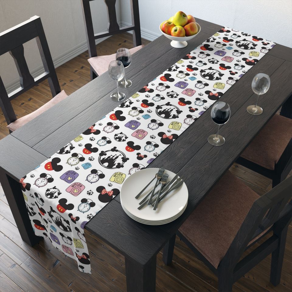 Disney Mickey Mouse Table Runner for Kitchen & Home Decor