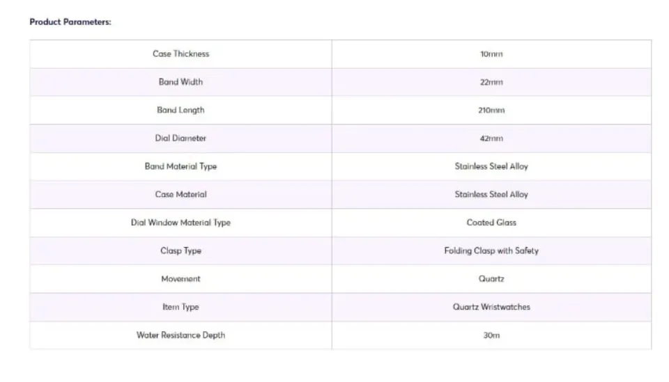 Back to the Future Black Stainless Steel Watch