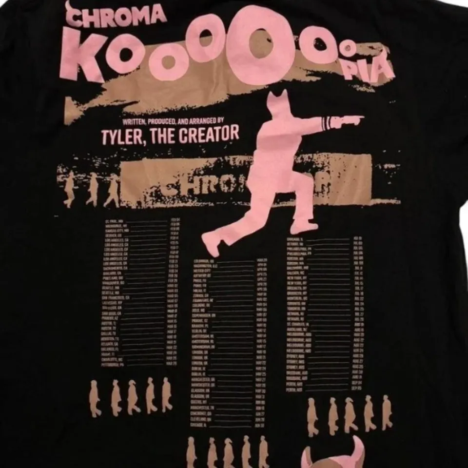 Apparel Chromakopia Tyler The Creator tour merch 2025 Shirt