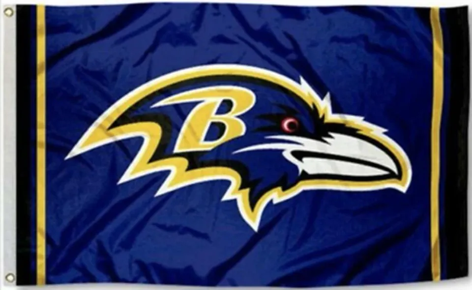 Ravens Flag 3X5 Baltimore Raven Banner USA Lamar Jackson Fan
