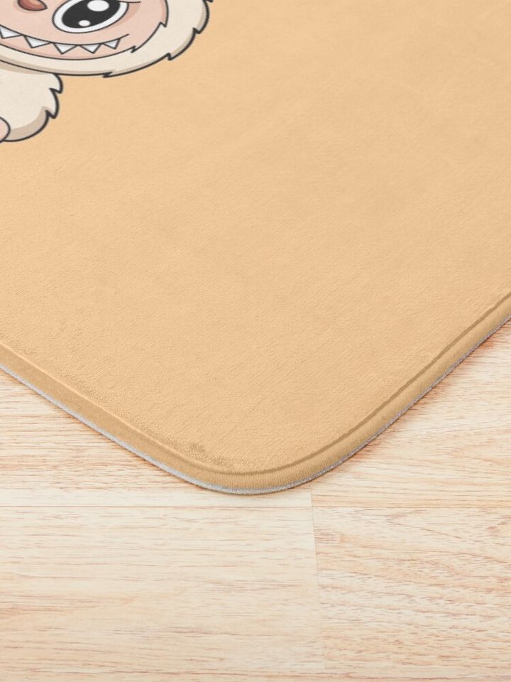 Labubu Soymilk Cute Character Bath Mat, For Bathroom, For Kitchen