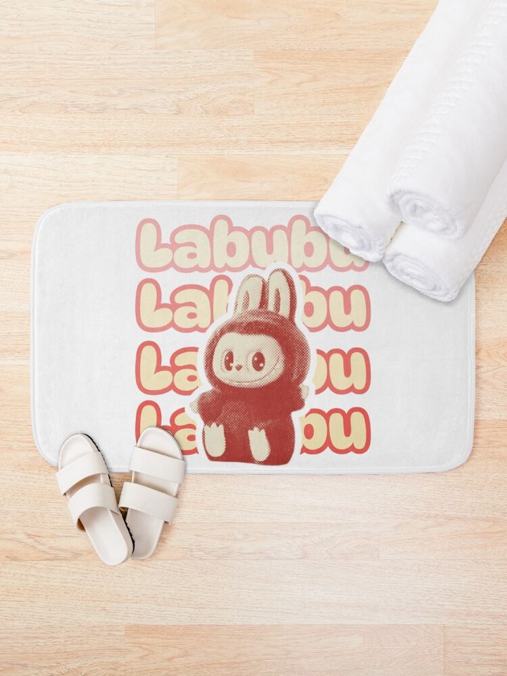 Labubu Bath Mat, For Bathroom, For Kitchen