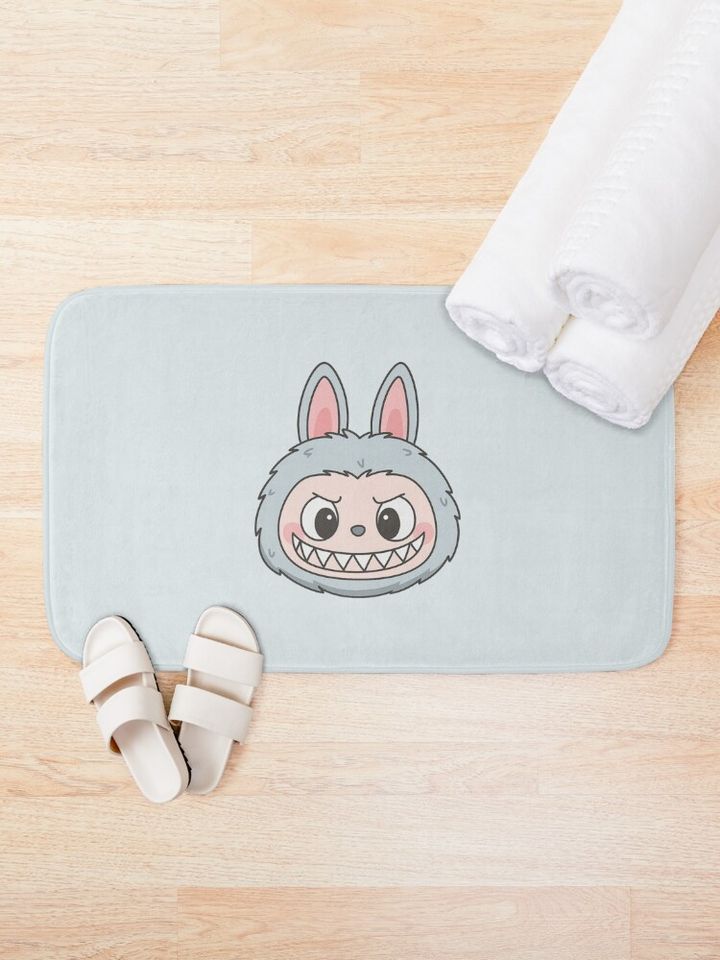 Labubu Bath Mat, For Bathroom, For Kitchen