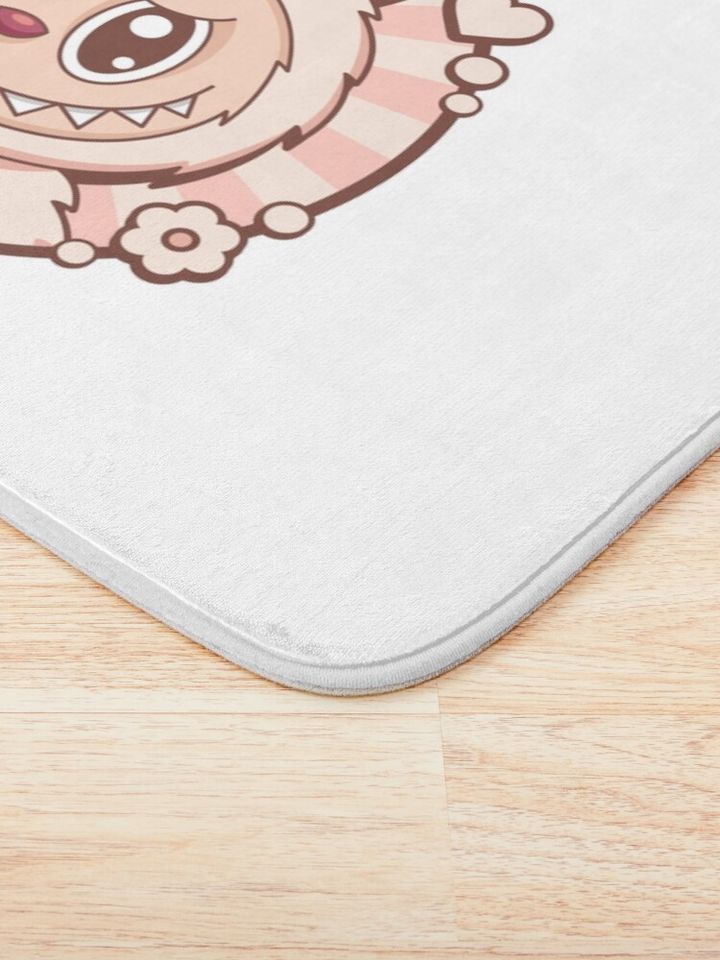 Labubu Soymilk Bath Mat, For Bathroom, For Kitchen