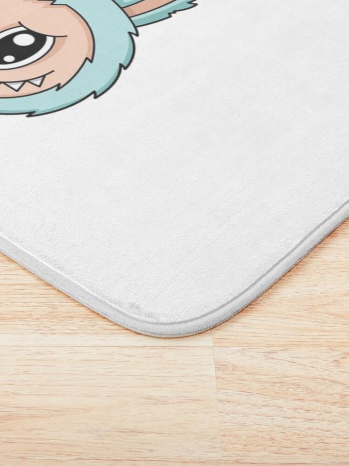 Labubu Seasalt Coconut Cute Character Bath Mat, For Bathroom, For Kitchen