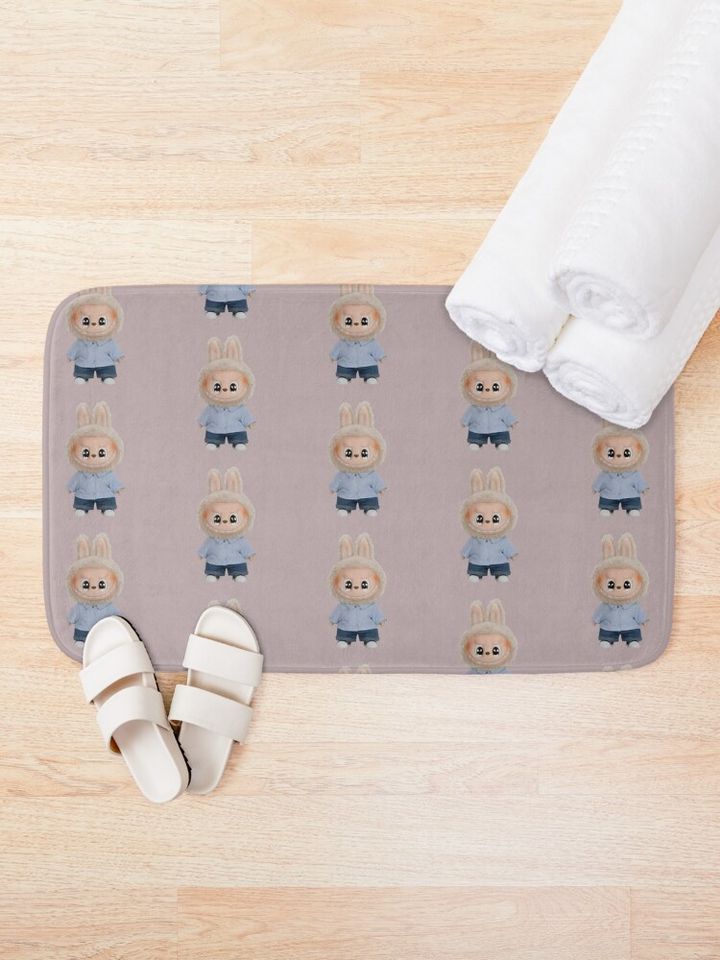 Labubu Bath Mat, For Bathroom, For Kitchen