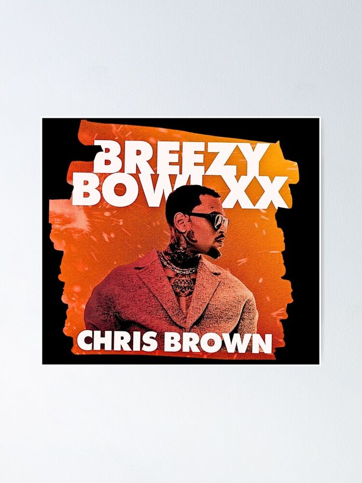 Chris Brown Tour Poster - Music Wall Art Home Decor