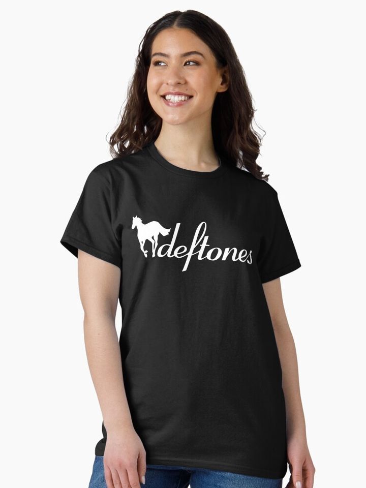 Deftone White Pony Classic T-Shirt – Music Fan Graphic Tee